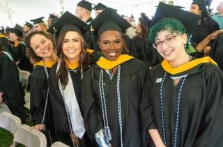 HFU graduate students celebrate at Commencement